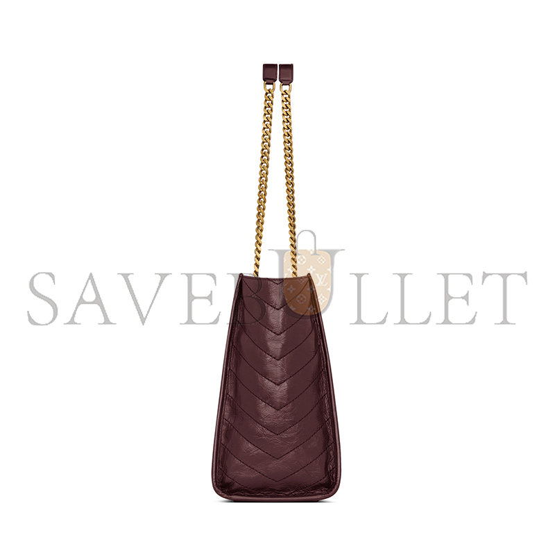 YSL NIKI SHOPPING IN VINTAGE LEATHER 8711510EN076195 (33*27*14cm)